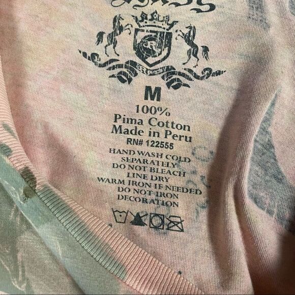 Rass medium T Shirt Cotton Peach Mens Graphic Tee - Picture 3 of 8